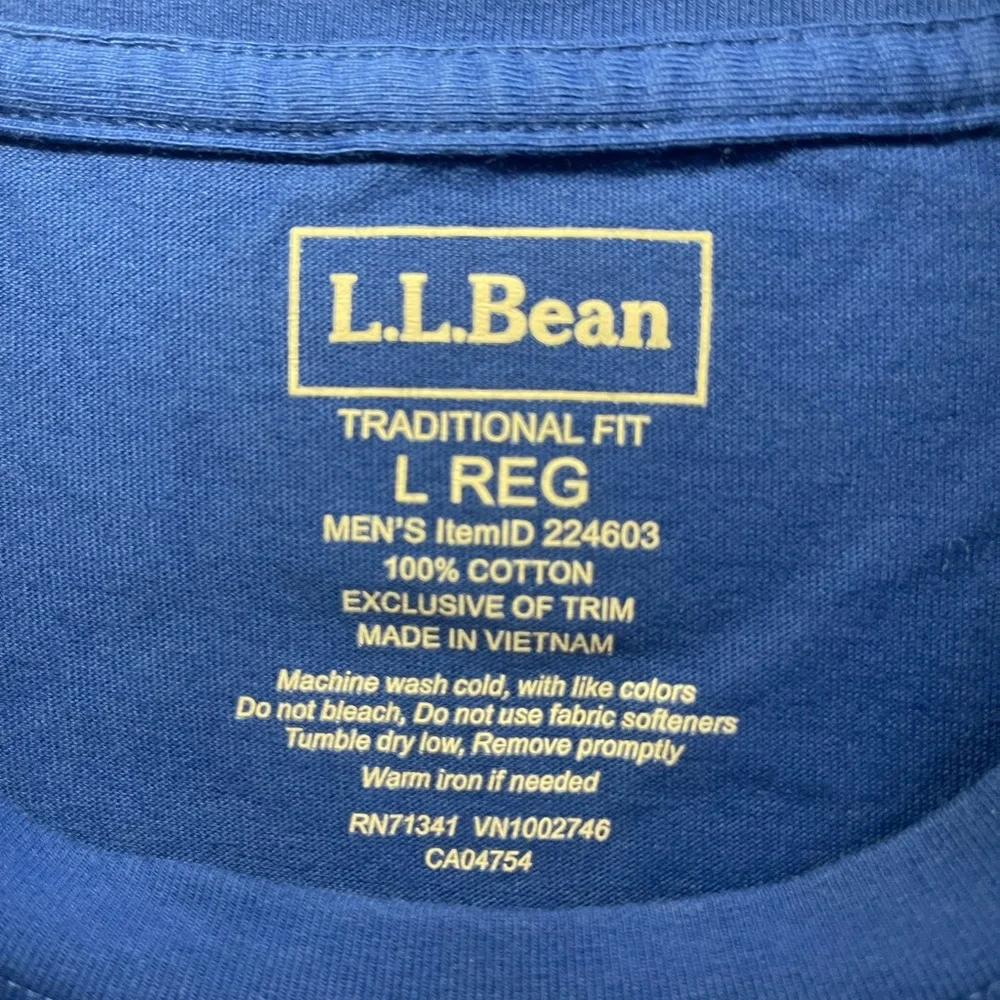 LL Bean LS T-shirt, Large - Picture 3 of 3